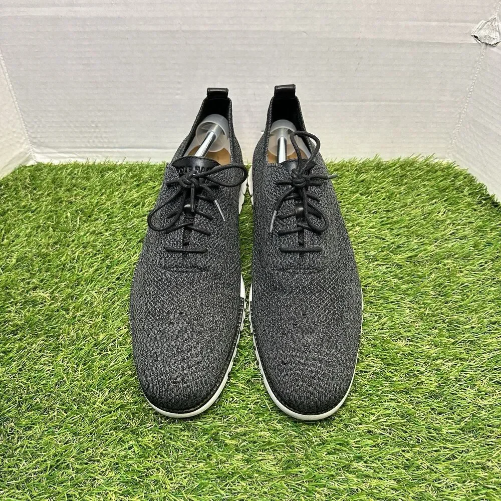Cole Haan Size 11.5M Black Men's Zero Grand Stitchlite Wingtip Oxfords C26716